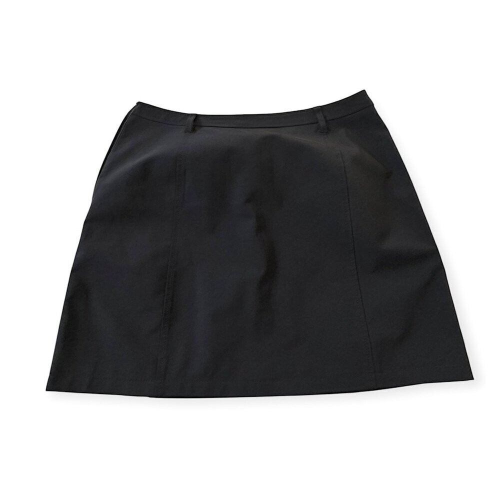 Vintage Prada Black Tech Mini Skirt IT 44 | Y2K Minimalist Made in Italy - Picture 7 of 14